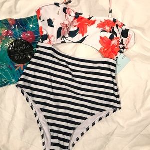 NEW - Super Cute & Stylish 1-Piece w/ Cutout